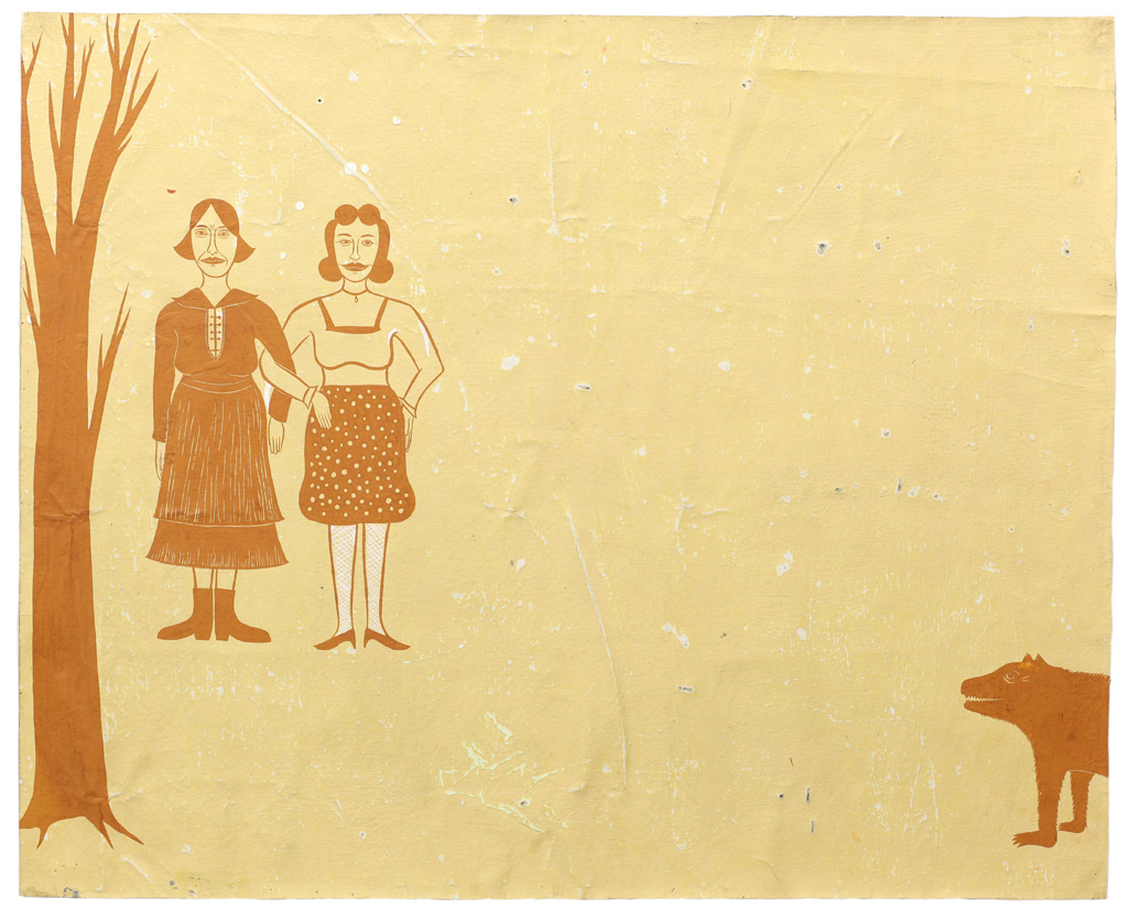 Untitled, c. 2000
Acrylic on canvas
26 ½ x 33 inches Margaret Killgallen