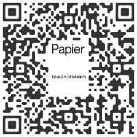 mpefm - QR code BLOUIN DIVISION, Montreal CANADA - Papier 2021 Montreal, CANADA - November 26 > 28, 2021 @FoirePapier @blouindivision