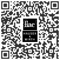 mpefm - QR code HAUSER & WIRTH, Zürich SWITZERLAND - fiac 2021 Paris FRANCE - VIEWING ROOM - March 4 > 7, 2021 @fiac @hauserwirth