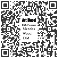 mpefm - QR code Mendes Wood DM, New York NY, U.S.A. at Art Basel 2021, Basel SWITZERLAND - VIEWING ROOM : Pioneer - March 24 > 27, 2021 @ArtBasel @mendeswooddm