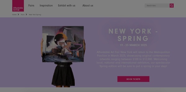 click to enlarge- double click to reduce 78 galleries at Affordable Art Fair 2025 New York, USA - 19 > 23 March 2025 @AAFNYC