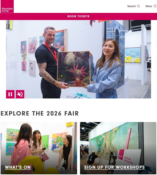 Affordable Art Fair Hong  Kong 2026 - May 14 > 17 2026 @affordableartfair