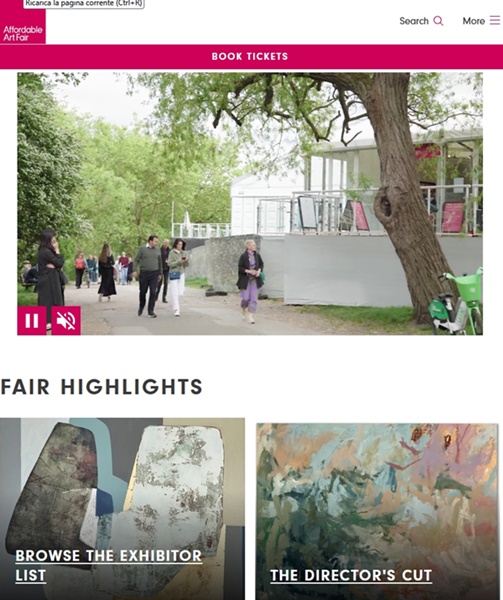 Affordable Art Fair 2026 London Hampstead - 6 > 10 May, 2026 @aaflondon