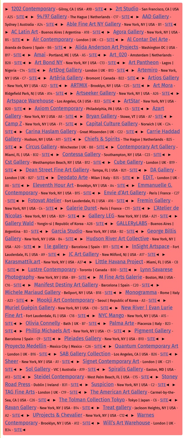 Affordable Art Fair 2026 New York FALL, USA - 16 > 20 September, 2026 @AAFNYC