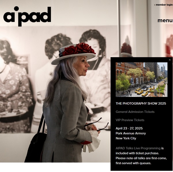 click to enlarge- double click to reduce 66 galleries at The Photography Show 2025, New York NY U.S.A. April 23 > 27, 2025 @aipadphoto