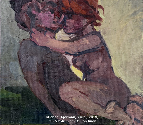 Michael Ajerman, 'Grip', 2019, 35.5 x 40.5 cm, Oil on linen