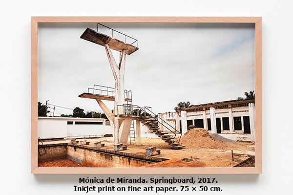 click to enlarge- double click to reduce Mónica de Miranda. Springboard, 2017. Inkjet print on fine art paper. 75 × 50 cm.