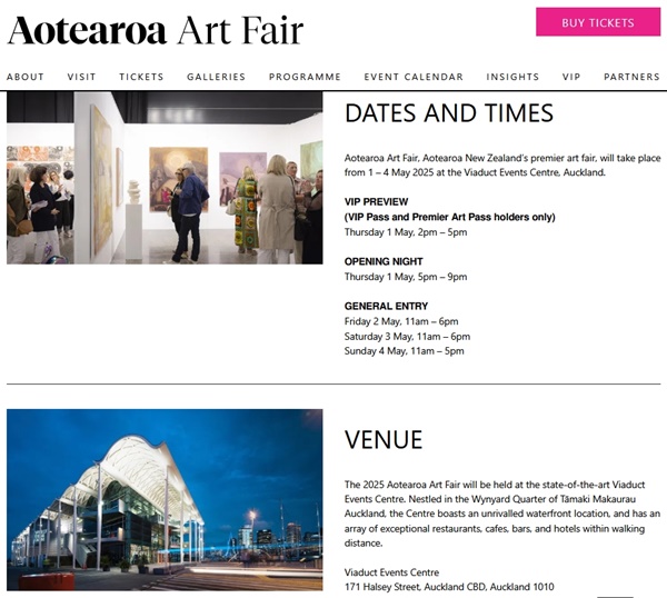 click to enlarge- double click to reduce 49 galleries at Aotearoa Art Fair 2025 Auckland, NEW ZEALAND - May 1 > 4, 2025 @AotearoaArtFair