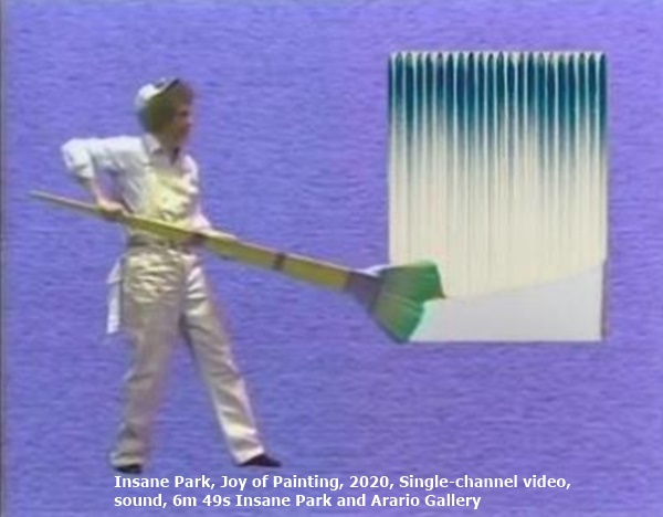 click to enlarge- double click to reduce Insane Park, Joy of Painting, 2020, Single-channel video, sound, 6m 49s ⓒInsane Park and Arario Gallery