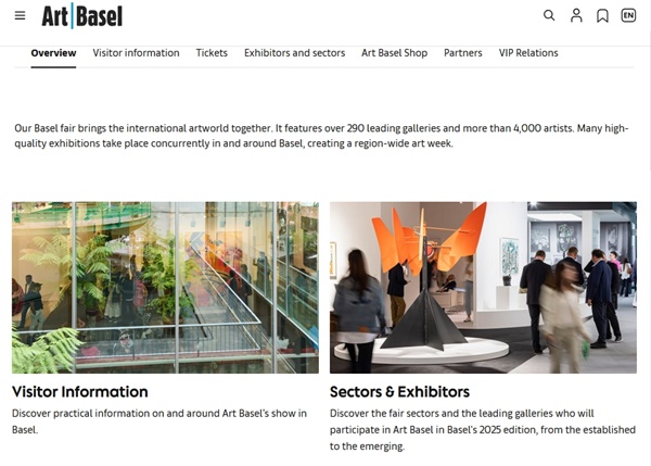 377 galleries at Art Basel 2025, Basel SWITZERLAND -  June 19 > 22, 2025 @ArtBasel