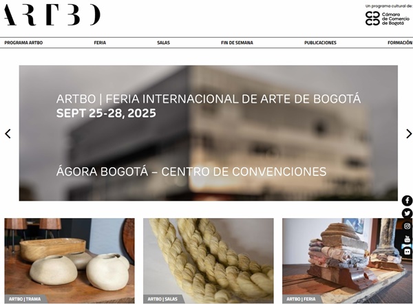 ARTBO INTERNATIONAL ART FAIR OF BOGOTA, COLOMBIA 2025 - 25 > 28 September, 2025 @feriaARTBO