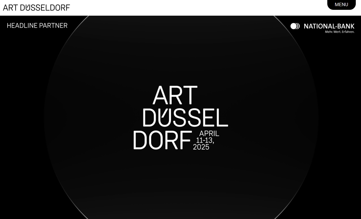 click to enlarge- double click to reduce 108 galleries at ART DÜSSELDORF 2025, Düsseldorf GERMANY - April 11 > 13, 2025 @artdusseldorf