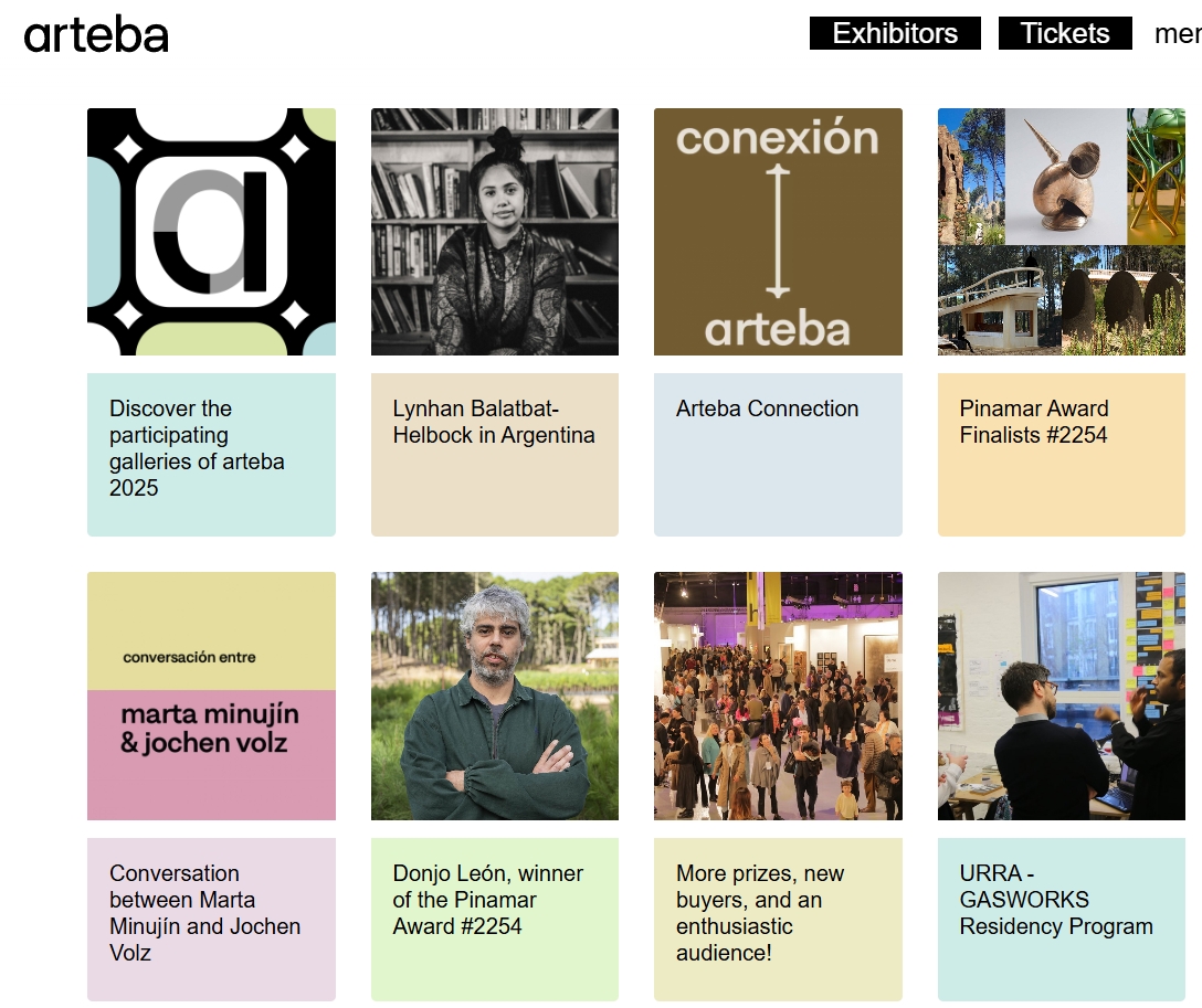 ARTEBA Art fair 2025 Buenos Aires, ARGENTINA  - 27 > 31 August, 2025 @arteba