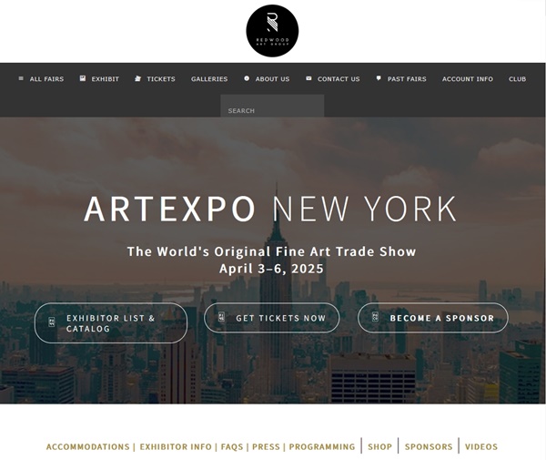 ARTEXPO 2025 New York, U.S.A. - April 3 > 6 2025 @artexponewyork