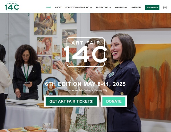 click to enlarge- double click to reduce 44 participants at Art Fair 14C 2025 Jersey City NJ, USA - May 8 > 11, 2025 @artfair14c