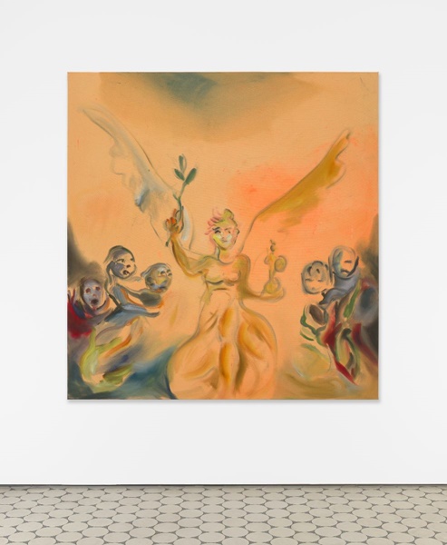 click to enlarge- double click to reduce Sophie von Hellermann, Peace, 2024, Acrylic paint on canvas,
200 x 190 cm | 78 3/4 x 74 3/4 in