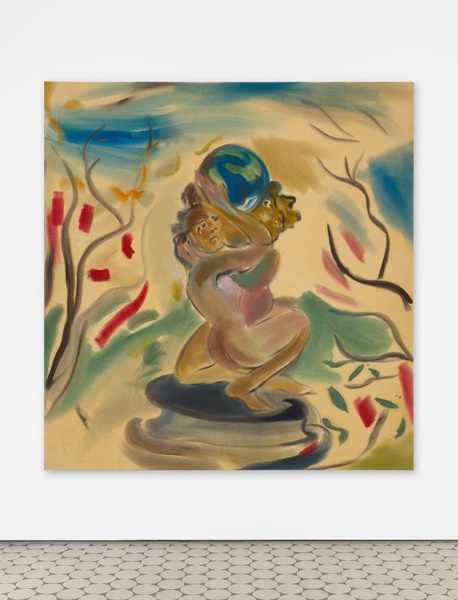 click to enlarge- double click to reduce Sophie von Hellermann, Protection, 2024, Acrylic paint on canvas,
200 x 190 cm | 78 3/4 x 74 3/4 in