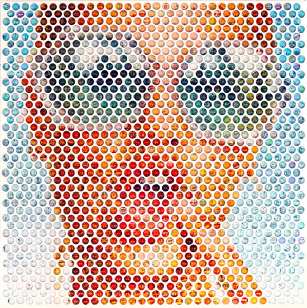click to enlarge- double click to reduce Nemo Jantzen
POW, 2022
Mixed Media and Resin Domes
48 x 48.5