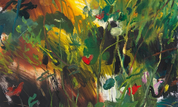 click to enlarge- double click to reduce Doron Langberg, Flowers (R14C24) detail, 2020, bronze, 138 x 37 x 44.5 cm, 54 3/8 x 14 5/8 x 17 1/2 in, © Doron Langberg, courtesy the artist and Victoria Miro