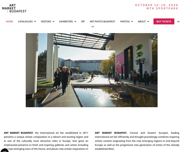 ART MARKET 2026, Budapest HUNGARY - October 15 > 18, 2026 @ArtMarketBudapest