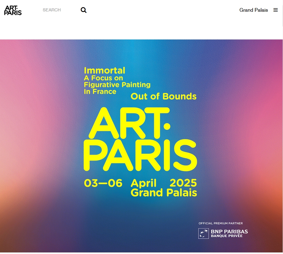 click to enlarge- double click to reduce 167 galleries at ART PARIS 2025 Paris FRANCE - 3 > 6 April, 2025 @ArtParisArtFair