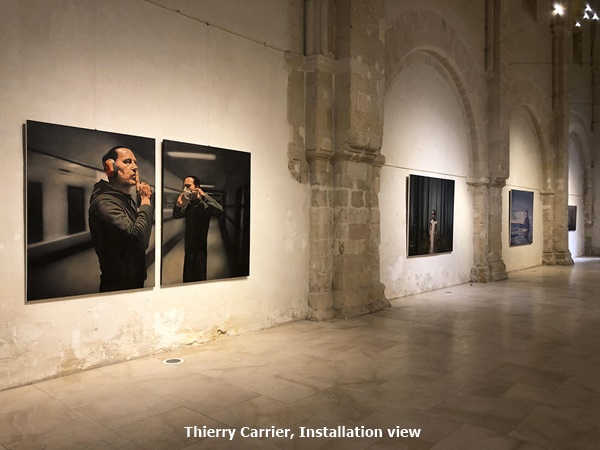 click to enlarge- double click to reduce Thierry Carrier, Installation view