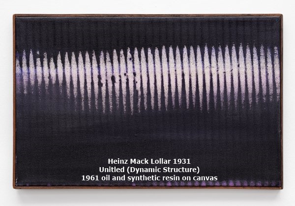 click to enlarge- double click to reduce Heinz Mack
Lollar 1931
Unitled (Dynamic Structure)
1961
oil and synthetic resin on canvas