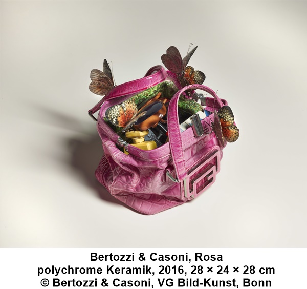 Bertozzi & Casoni, Rosa 
polychrome Keramik, 2016, 28 × 24 × 28 cm
© Bertozzi & Casoni, VG Bild-Kunst, Bonn