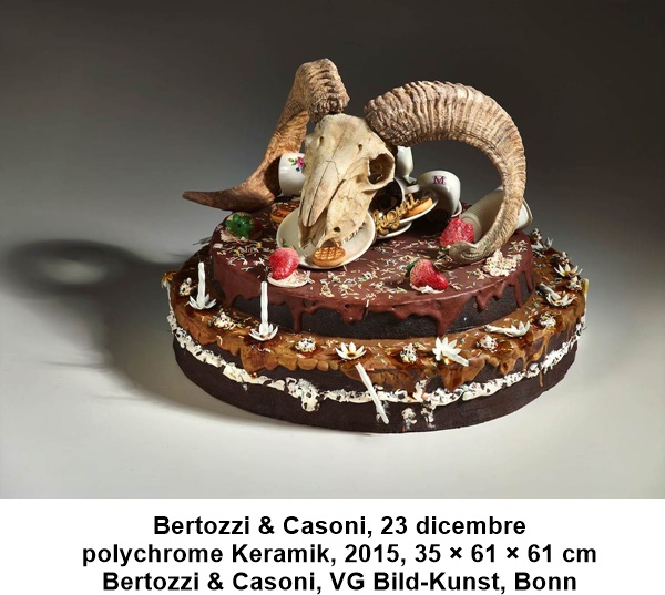Bertozzi & Casoni, 23 dicembre
polychrome Keramik, 2015, 35 × 61 × 61 cm
Bertozzi & Casoni, VG Bild-Kunst, Bonn
