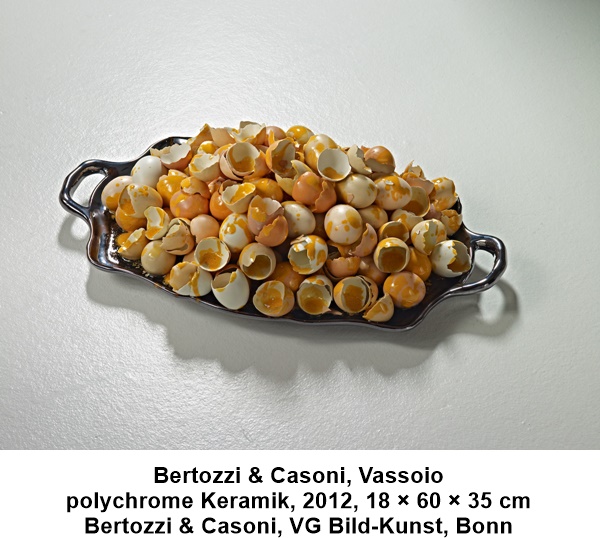 Bertozzi & Casoni, Vassoio
polychrome Keramik, 2012, 18 × 60 × 35 cm
Bertozzi & Casoni, VG Bild-Kunst, Bonn