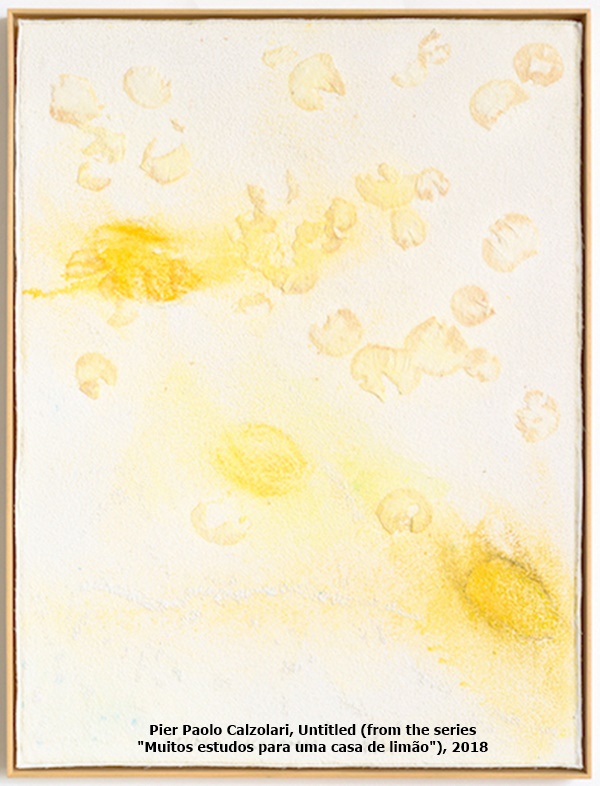 click to enlarge- double click to reduce Pier Paolo Calzolari, Untitled (from the series Muitos estudos para uma casa de limão), 2018