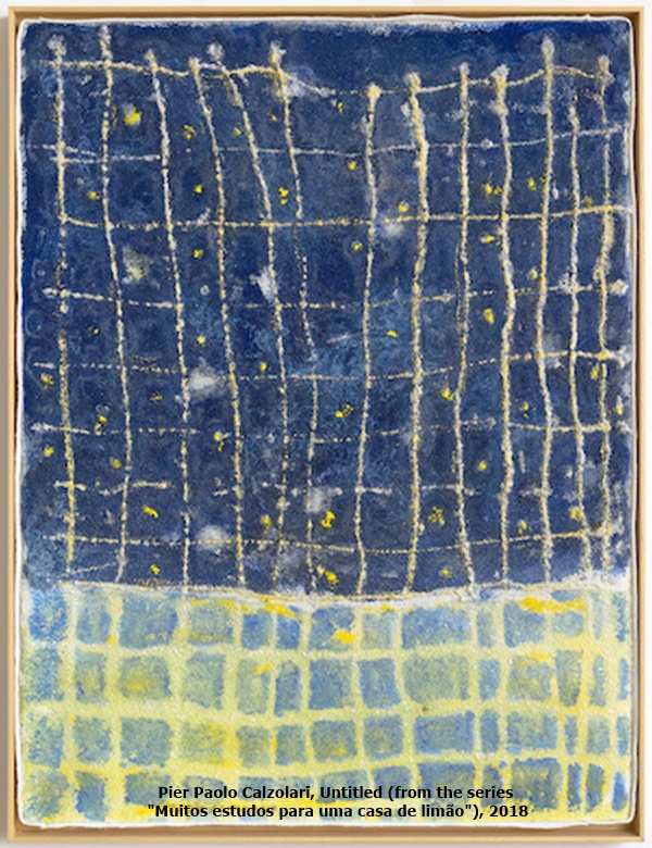 click to enlarge- double click to reduce Pier Paolo Calzolari, Untitled (from the series Muitos estudos para uma casa de limão), 2018