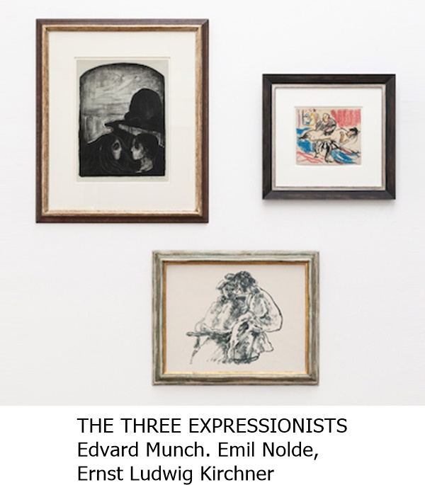 click to enlarge- double click to reduce BECK & EGGELING, DUSSELDORF - THE THREE EXPRESSIONISTS