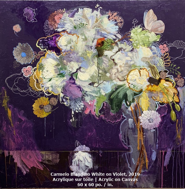 Carmelo Blandino
White on Violet, 2019
Acrylique sur toile | Acrylic on Canvas
60 x 60 po. / in.