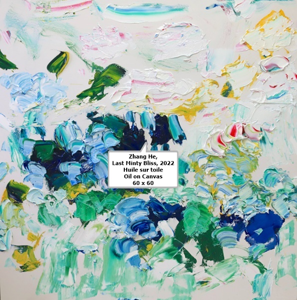 Zhang He, Last Minty Bliss, 2022
Huile sur toile
Oil on Canvas
60 x 60