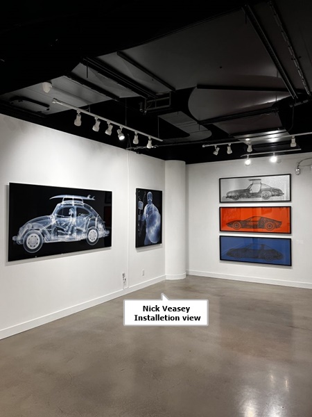 click to enlarge- double click to reduce Galerie de Bellefeuille, Toronto ON CANADA - Nick Veasey Installetion view