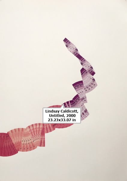 click to enlarge- double click to reduce Lindsay Caldicott, Untitled, 2000 23.23x33.07 in