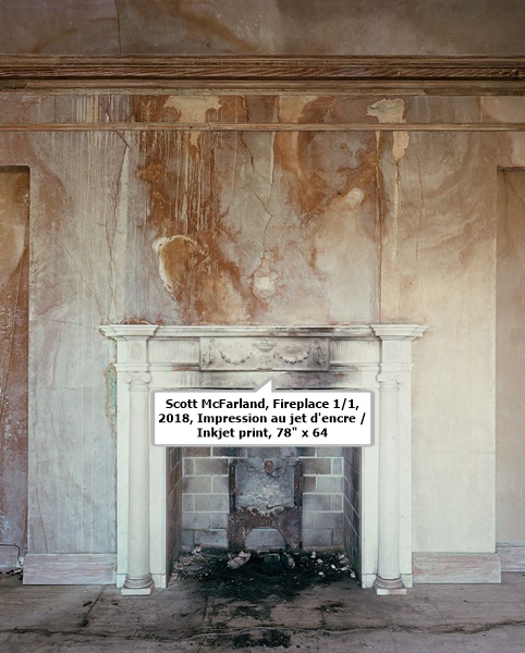 Scott McFarland, Fireplace 1/1, 2018, Impression au jet d'encre / Inkjet print, 78 x 64