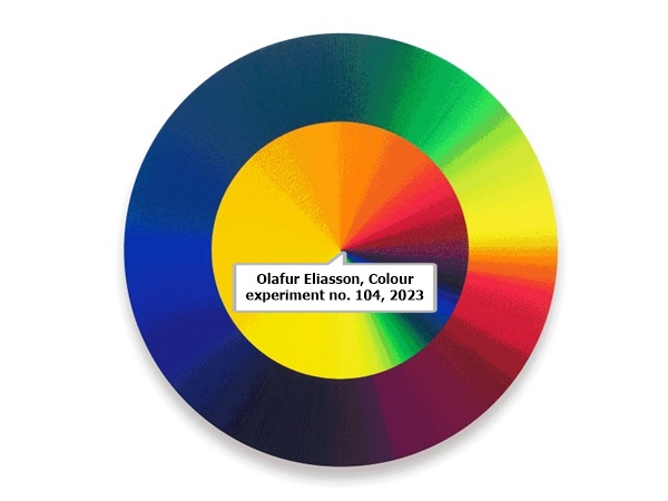 click to enlarge- double click to reduce Olafur Eliasson, Colour experiment no. 104, 2023