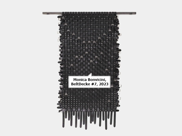 click to enlarge- double click to reduce Monica Bonvicini, BeltDecke #7, 2023