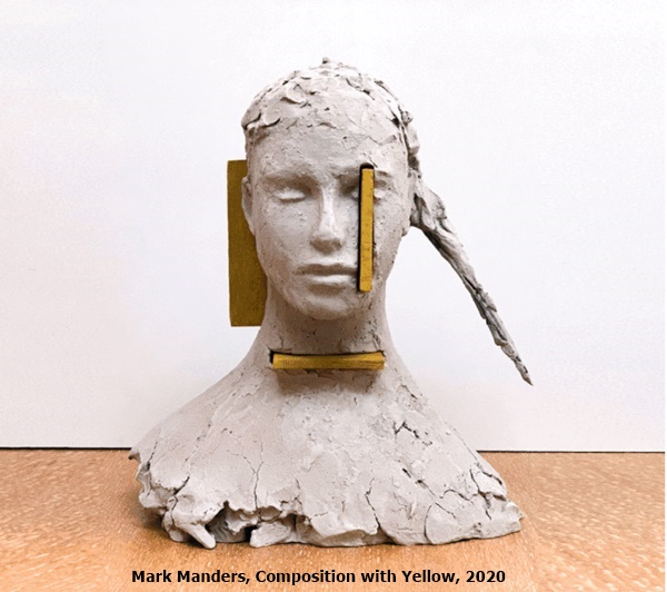 click to enlarge- double click to reduce Mark Manders, Composition with Yellow, 2020