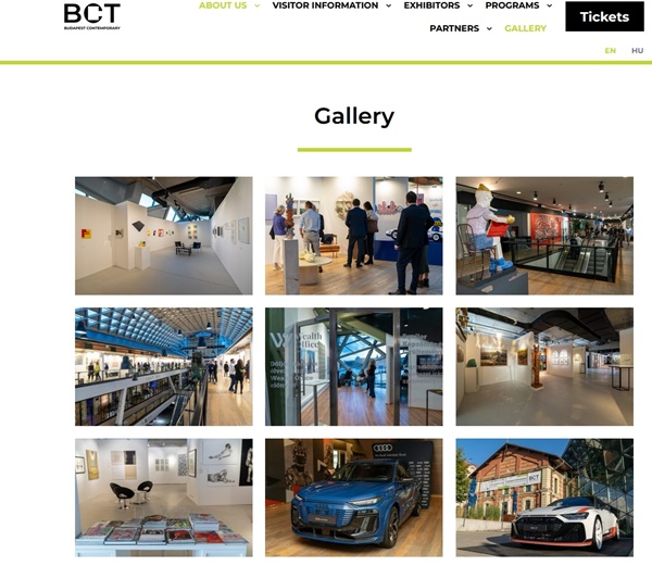 click to enlarge- double click to reduce 39 galleries at Budapest Contemporary 2026, Budapest HUNGARY - October 2 > 4, 2026 @BudapestContemporary