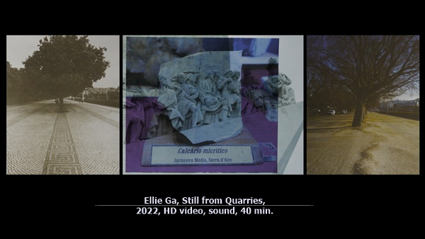 click to enlarge- double click to reduce Ellie Ga, Still from Quarries, 2022, HD video, sound, 40 min.