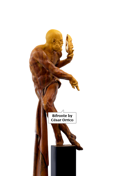 click to enlarge- double click to reduce Bifronte by César Orrico