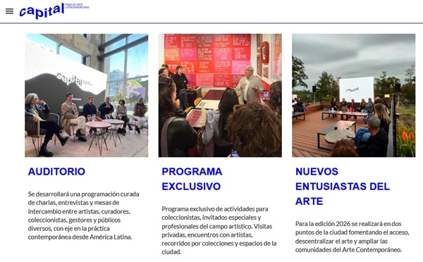 29 galleries at CAPITAL Feria de Arte latinoamericano 2026 Cordoba, Argentina  - March 12 > 15, 2026 @capitalferia