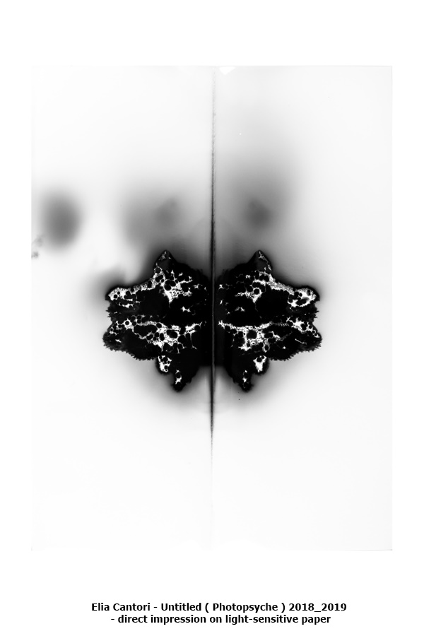 Elia Cantori - Untitled ( Photopsyche ) 2018_2019
 - direct impression on light-sensitive paper