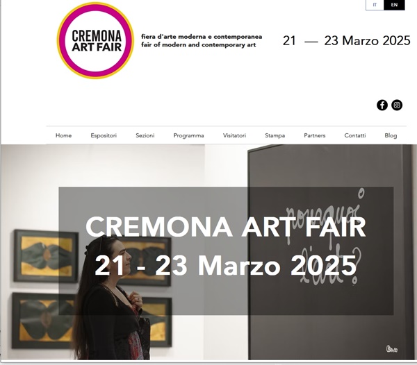 click to enlarge- double click to reduce 58 galleries at CREMONA ART FAIR 2025, ITALY - 21 > 23 March, 2025 @cremona_art_fair