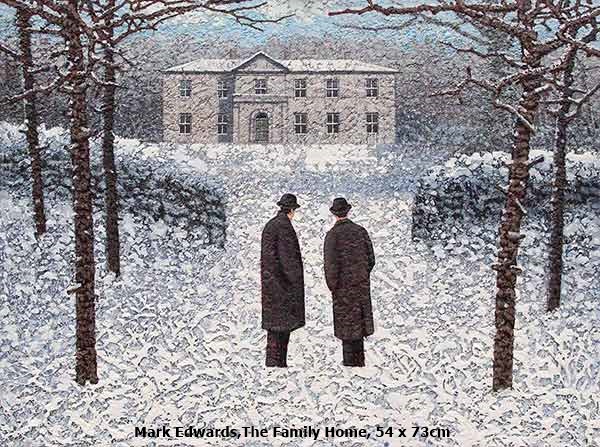 click to enlarge- double click to reduce Mark Edwards,The Family Home, 54 x 73cm