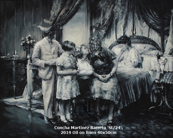 Concha Martinez Barreto 'St/24', 2019 Oil on linen 40x50cm