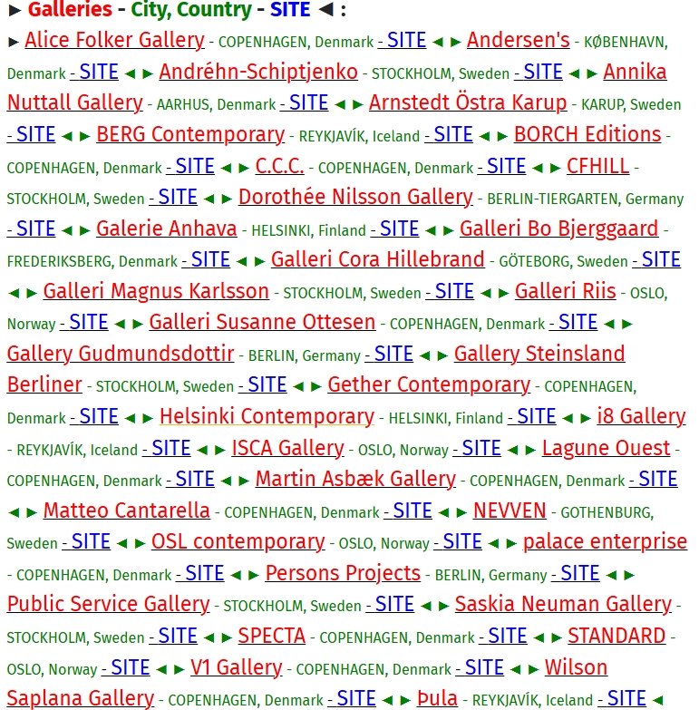 36 galleries at Chart Art Fair 2025 Copenhagen, DENMARK - 28 > 31 August, 2025 @ChartArtFair